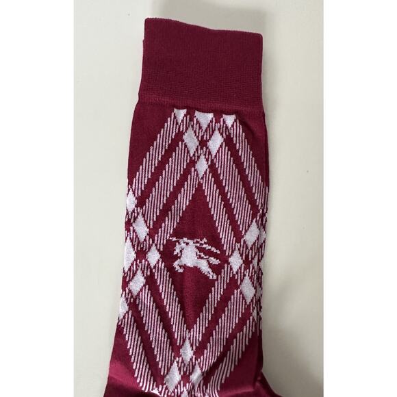 Burberry 3 Bar Socks Ripple/White L (11-12 US / 41-42 Euro) 8079927 NWT $140 - Picture 3 of 9